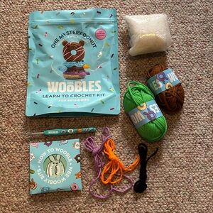 Limited edition Woobles kit. Mystery donut bunny.